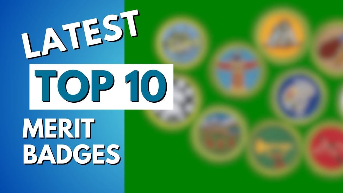 The Top 10 Most Earned Elective Merit Badges of 2024: A Treasure Map for Scouts